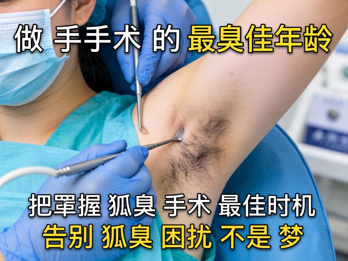 狐臭做手术的最佳年龄，把握狐臭手术最佳时机，告别狐臭困扰不是梦