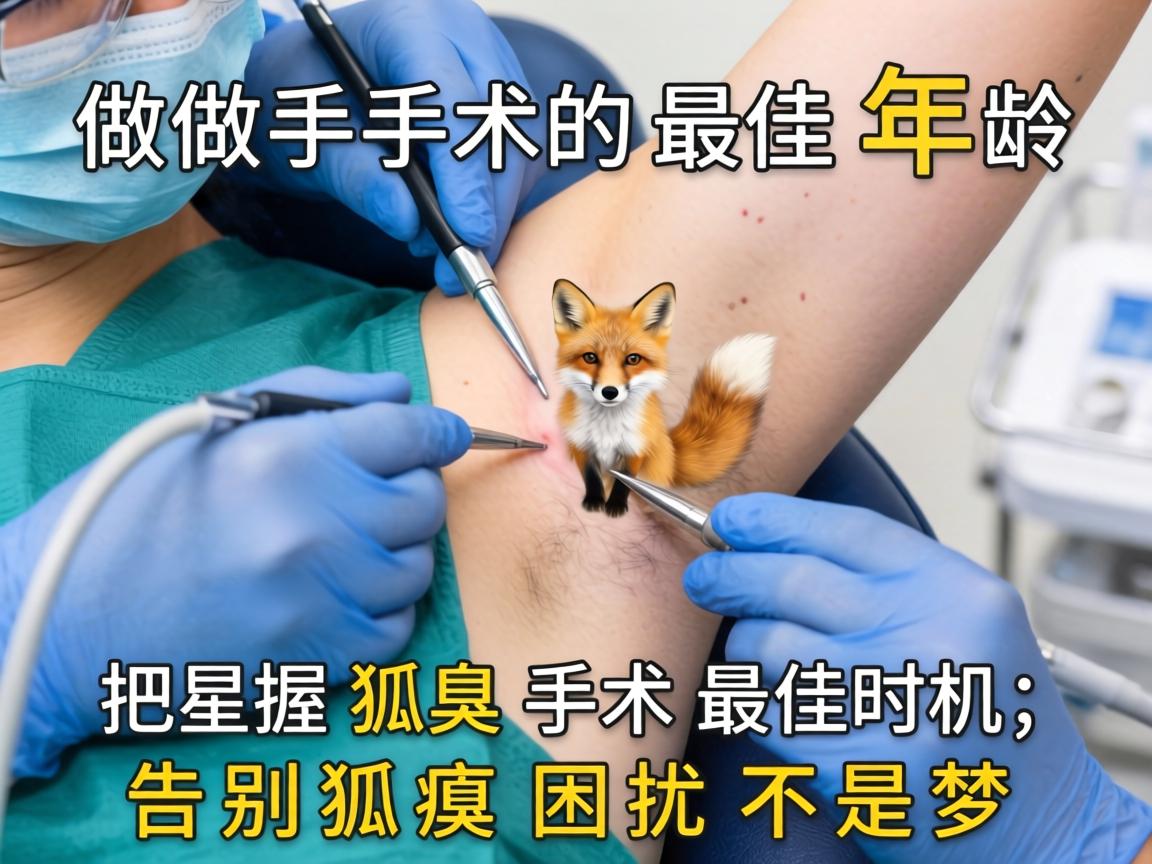 狐臭做手术的最佳年龄，把握狐臭手术最佳时机，告别狐臭困扰不是梦