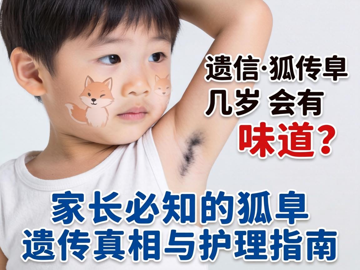 小孩遗传狐臭几岁会有味道？家长必知的狐臭遗传真相与护理指南