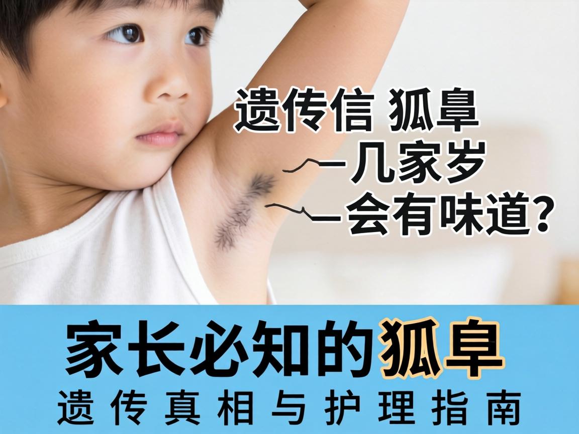 小孩遗传狐臭几岁会有味道？家长必知的狐臭遗传真相与护理指南