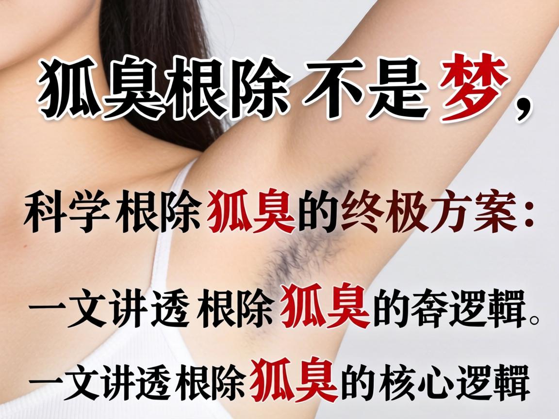 狐臭根除不是梦，科学根除狐臭的终极方案，一文讲透根除狐臭的核心逻辑