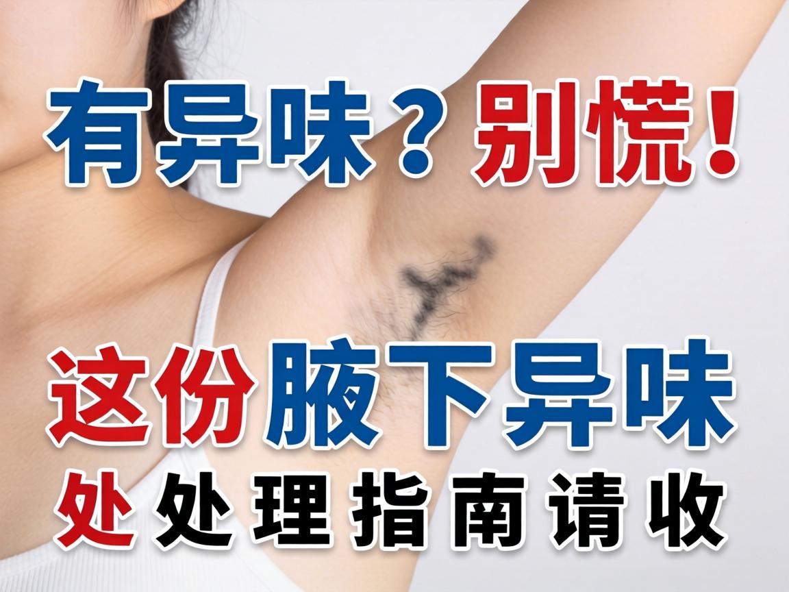腋下有异味？别慌！这份腋下异味处理指南请收好