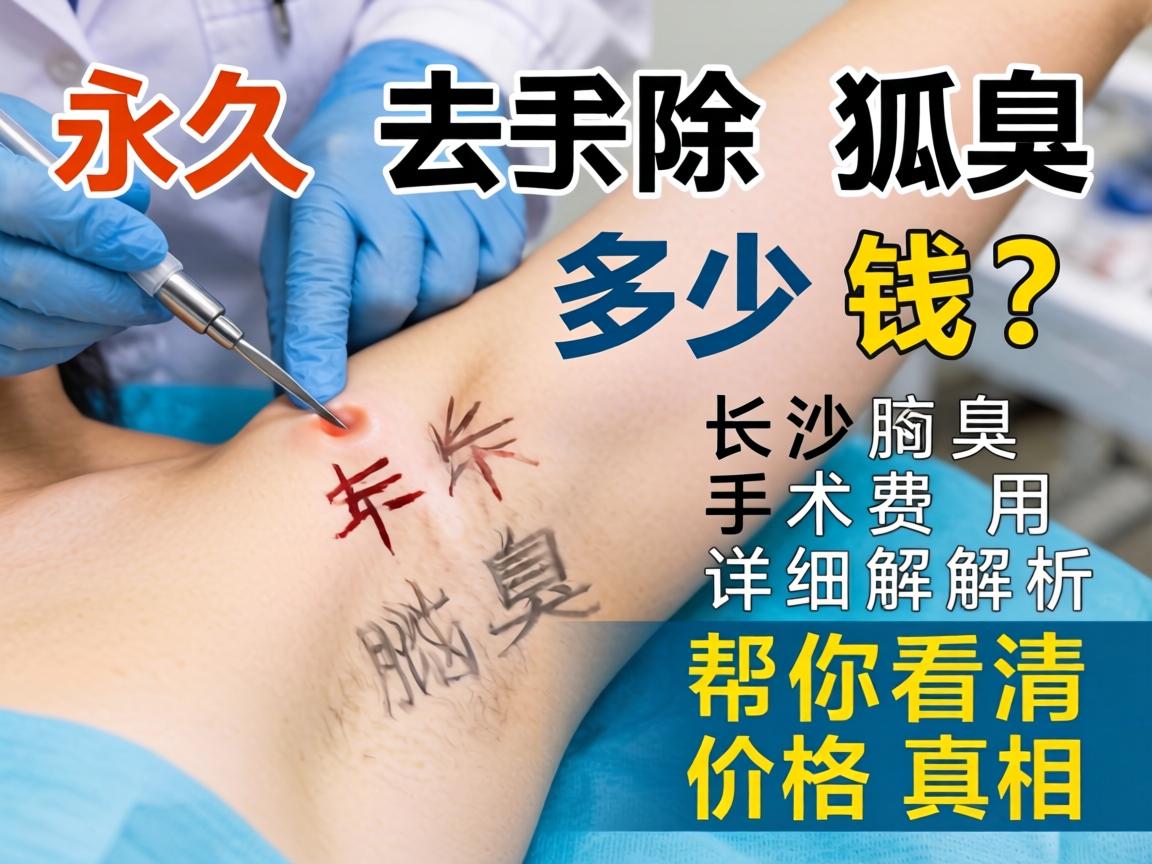 永久去除狐臭手术多少钱?长沙腋臭手术费用详细解析,帮你看清价格真相 永久去除狐臭手术多少钱?长沙腋臭手术费用详细解析,帮你看清价格真相