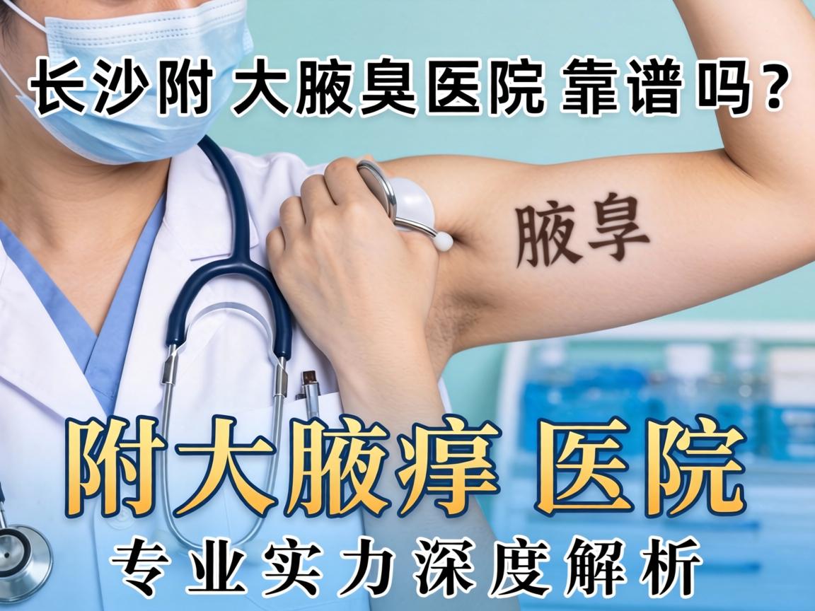 长沙附大腋臭医院靠谱吗？附大腋臭医院专业实力深度解析