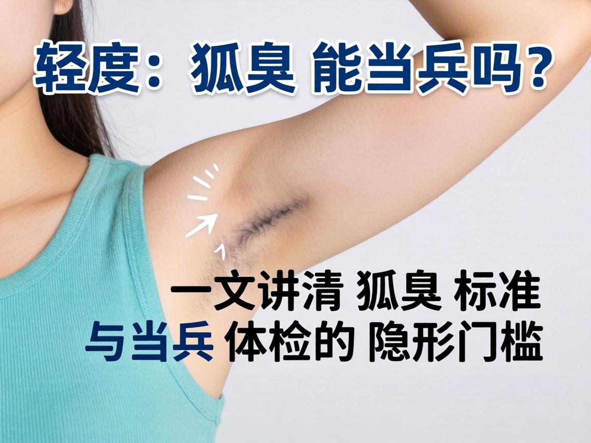 轻度狐臭能当兵吗？一文讲清狐臭标准与当兵体检的隐形门槛
