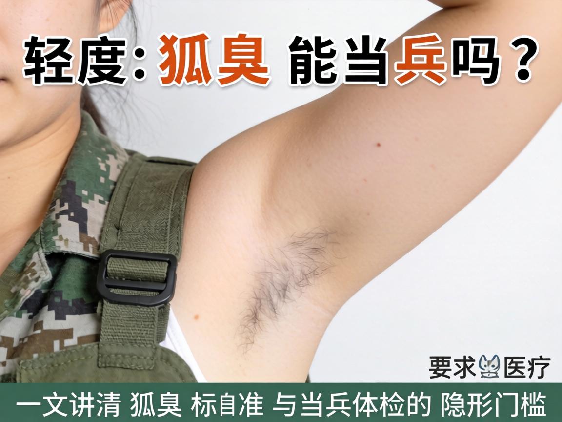 轻度狐臭能当兵吗？一文讲清狐臭标准与当兵体检的隐形门槛