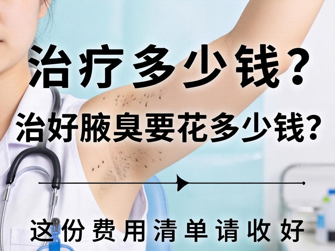 腋臭治疗多少钱?治好腋臭要花多少钱?这份费用清单请收好 腋臭治疗多少钱?治好腋臭要花多少钱?这份费用清单请收好