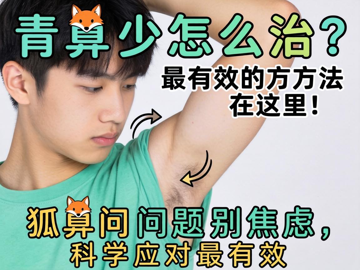 青少年狐臭怎么治？最有效的方法在这里！狐臭问题别焦虑，科学应对最有效