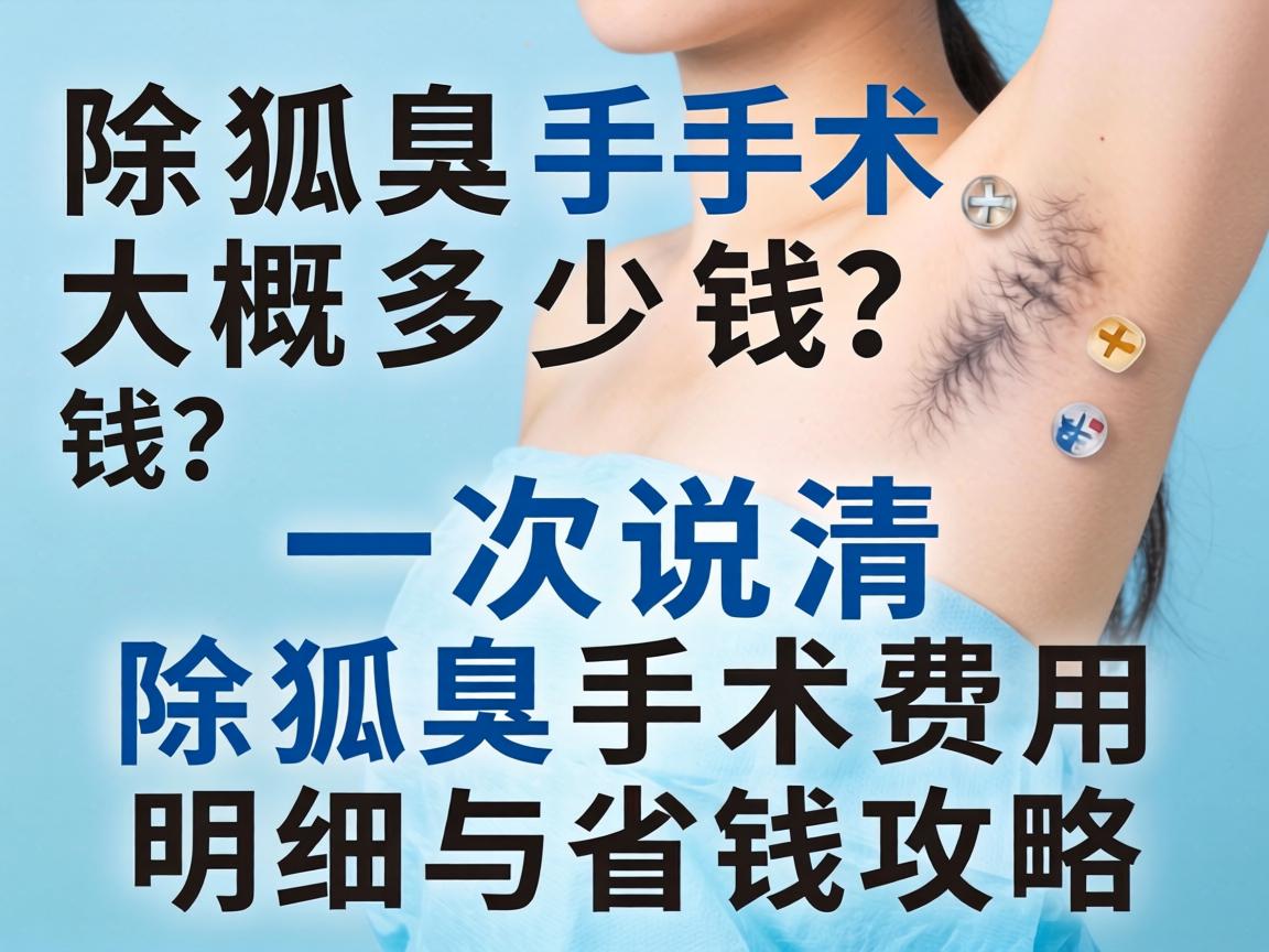 除狐臭手术大概多少钱？一次说清除狐臭手术费用明细与省钱攻略