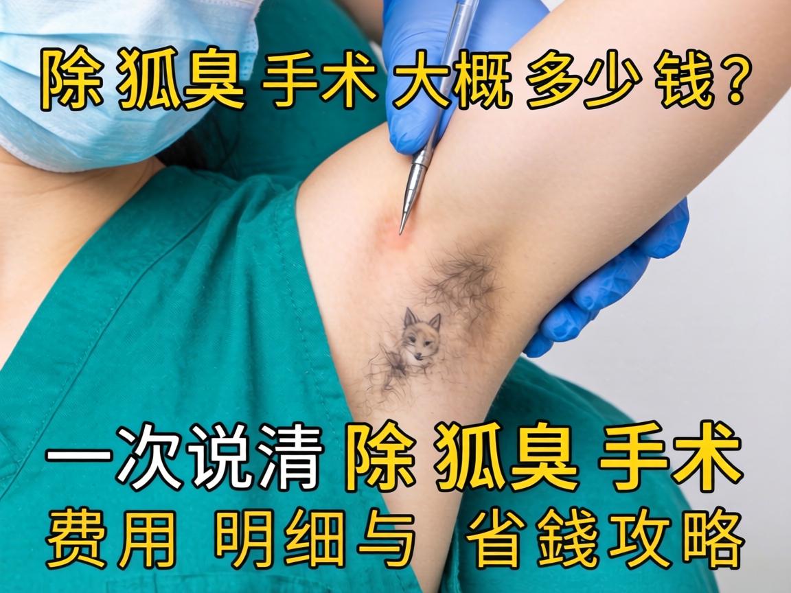 除狐臭手术大概多少钱？一次说清除狐臭手术费用明细与省钱攻略