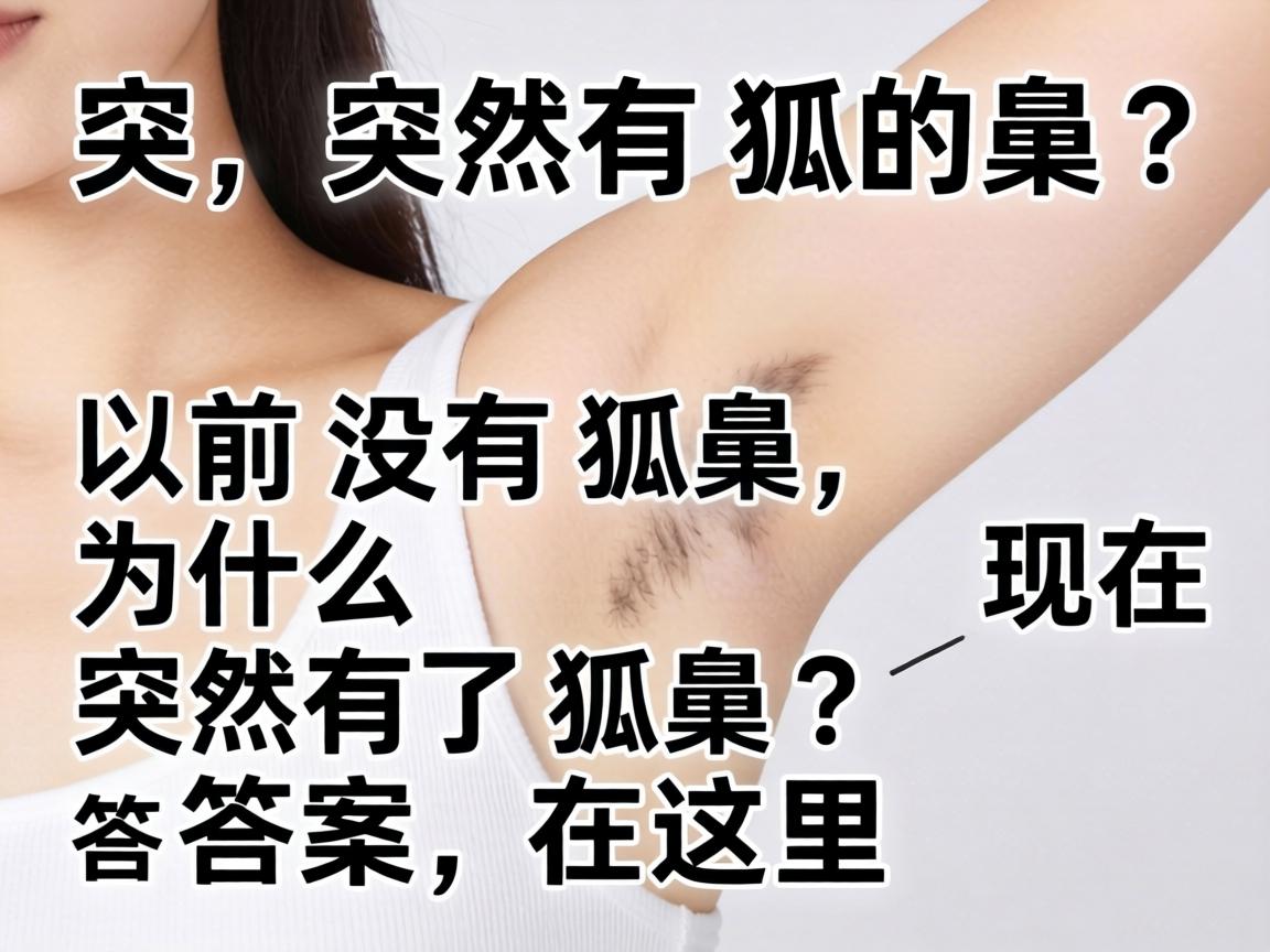 突然有狐臭?以前没有狐臭,为什么现在突然有了狐臭?答案在这里 突然有狐臭?以前没有狐臭,为什么现在突然有了狐臭?答案在这里