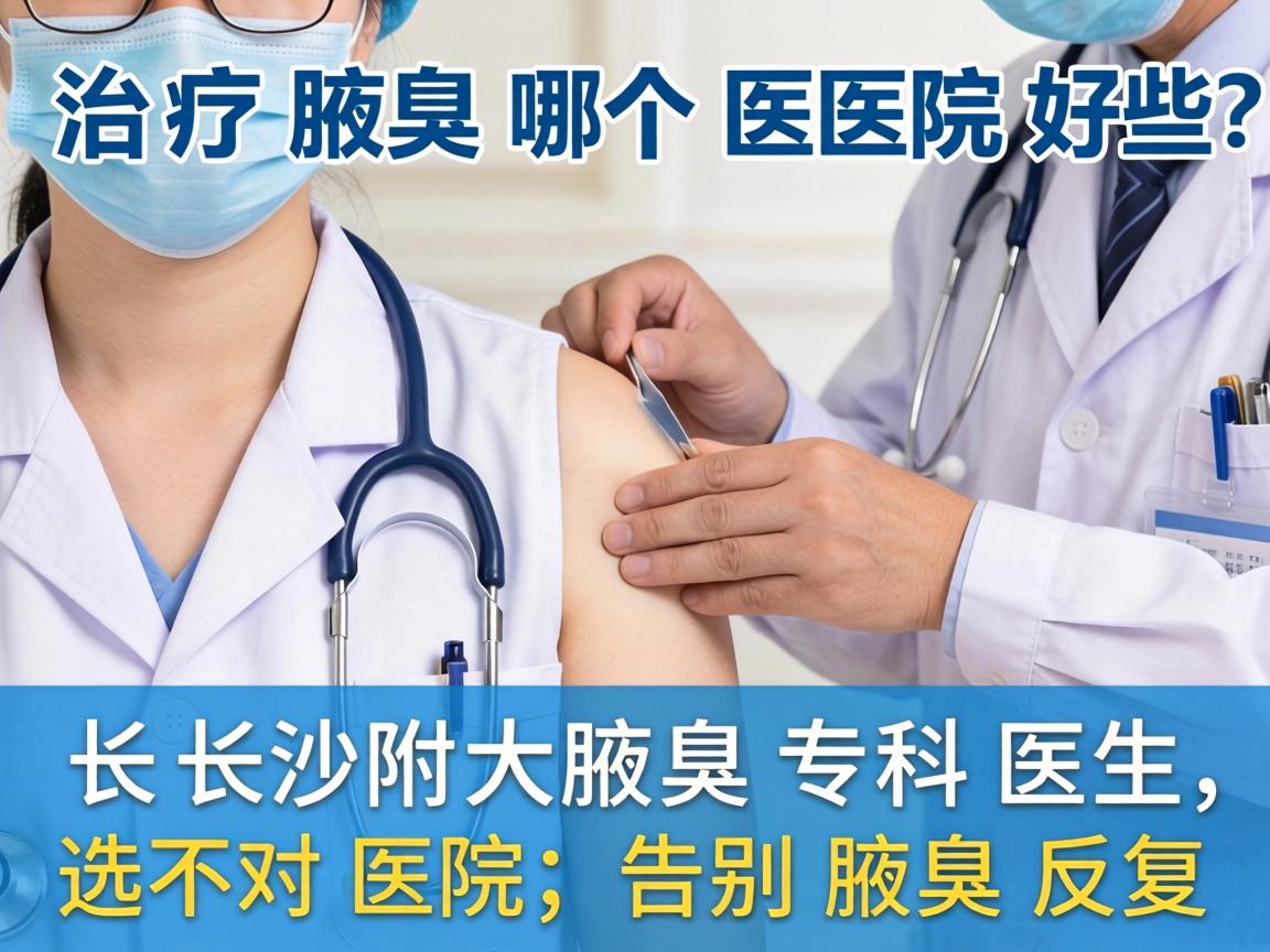 治疗腋臭哪个医院好些?长沙附大腋臭专科医生,选对医院,告别腋臭反复 治疗腋臭哪个医院好些?长沙附大腋臭专科医生,选对医院,告别腋臭反复