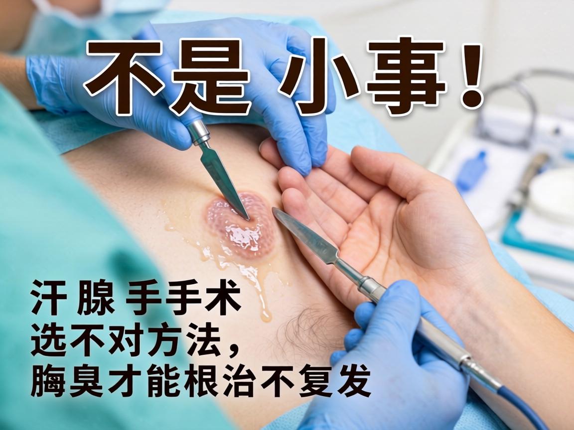 汗腺手术不是小事！汗腺手术选对方法，腋臭才能根治不复发
