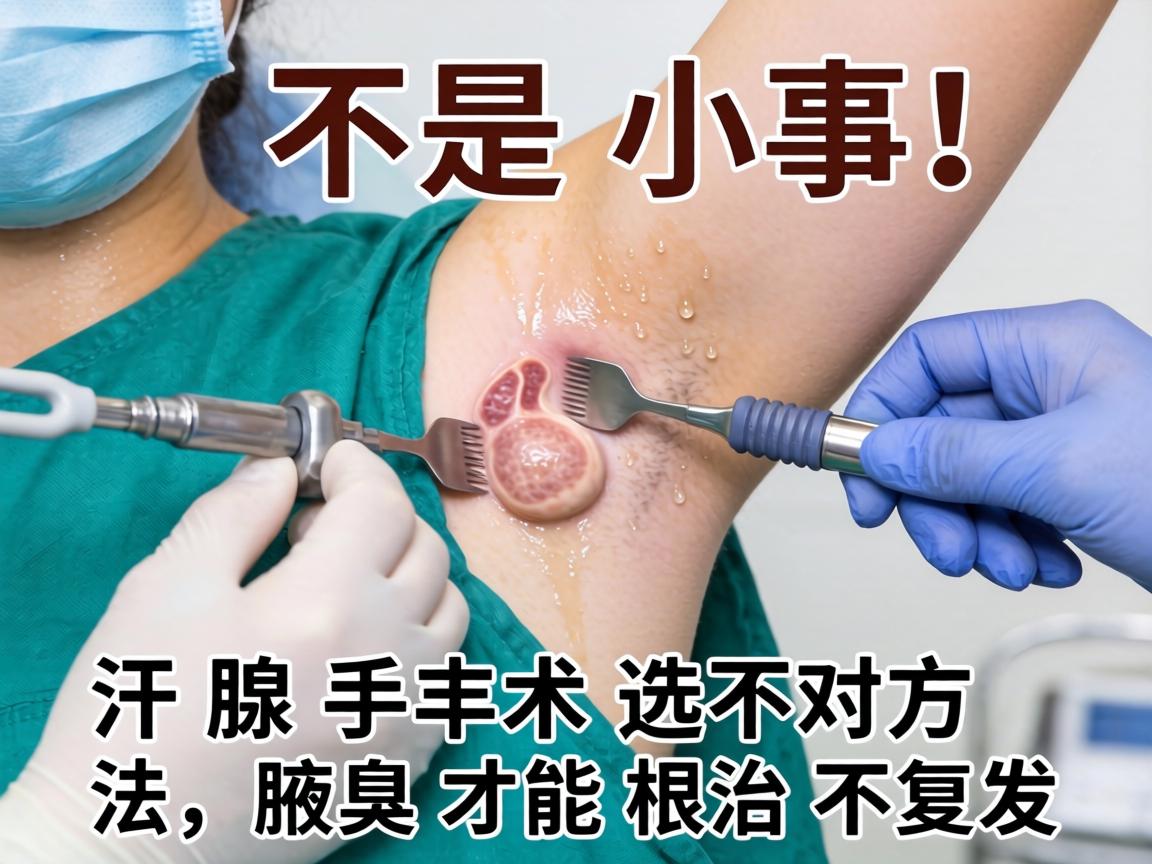 汗腺手术不是小事！汗腺手术选对方法，腋臭才能根治不复发