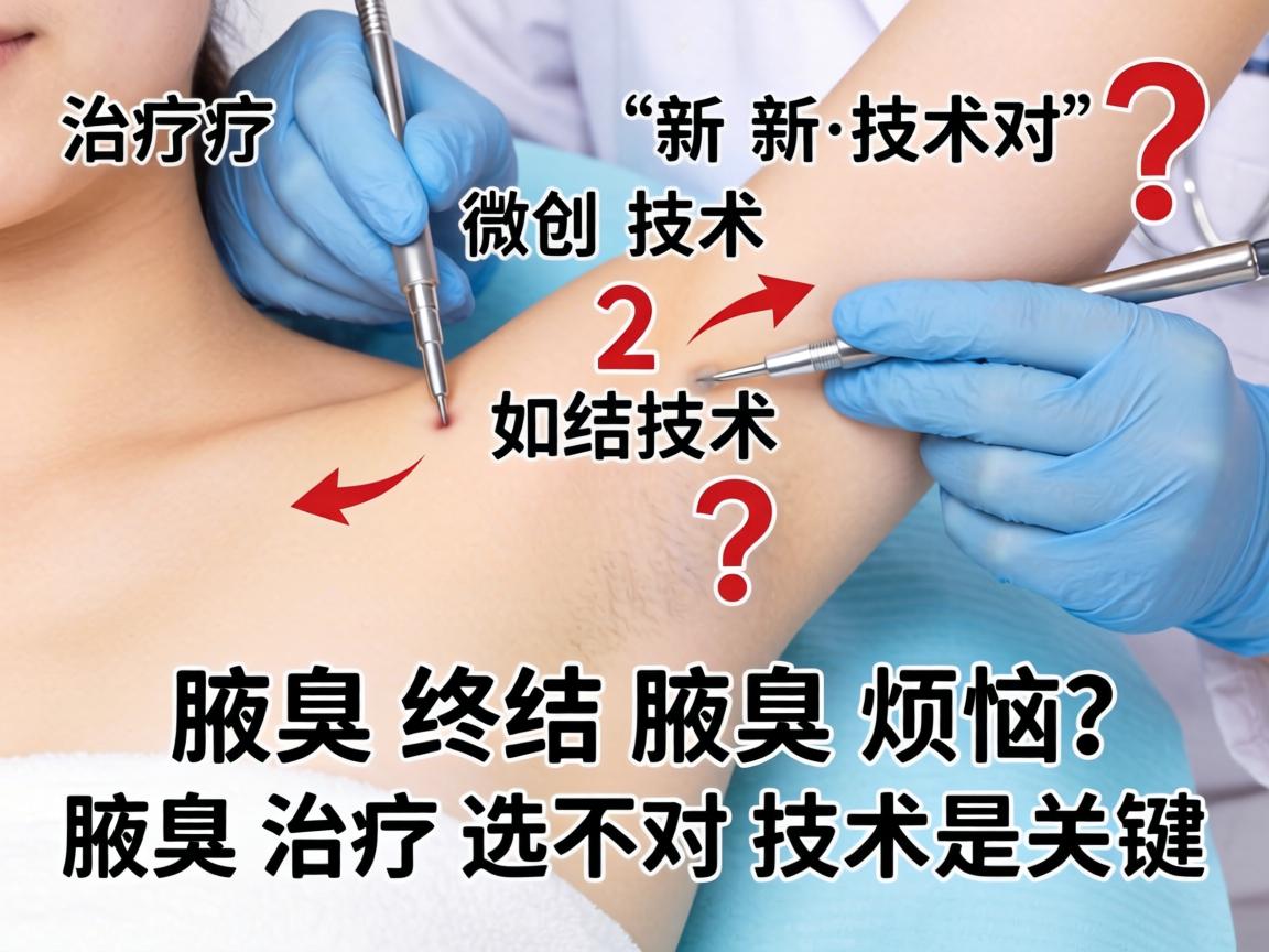 腋臭治疗新技术,微创技术如何终结腋臭烦恼?腋臭治疗选对技术是关键 腋臭治疗新技术,微创技术如何终结腋臭烦恼?腋臭治疗选对技术是关键