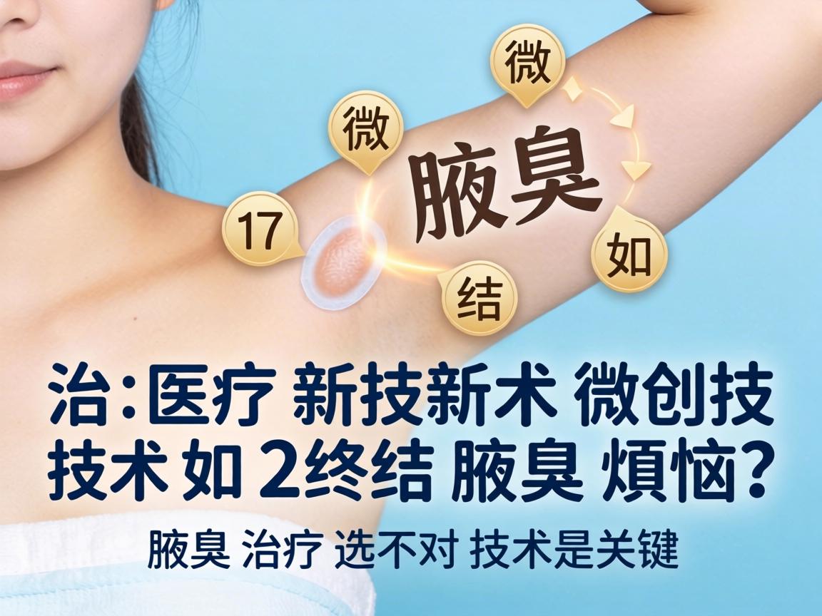 腋臭治疗新技术,微创技术如何终结腋臭烦恼?腋臭治疗选对技术是关键 腋臭治疗新技术,微创技术如何终结腋臭烦恼?腋臭治疗选对技术是关键